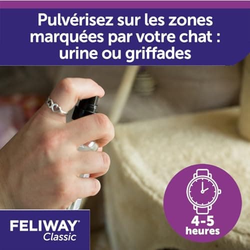 FELIWAY Classic – Anti-stress pour Chat – Spray 60 ml