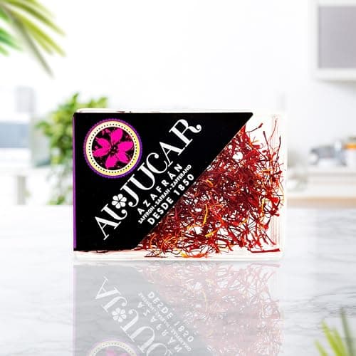 Safran en Filaments, Safran Premium 100% Naturel, Safran en Filaments pour Paella Élaboré de Manière Traditionnelle, Épice pour Cuisiner, Filaments de Safran de Qualité Supérieure (5 gr)