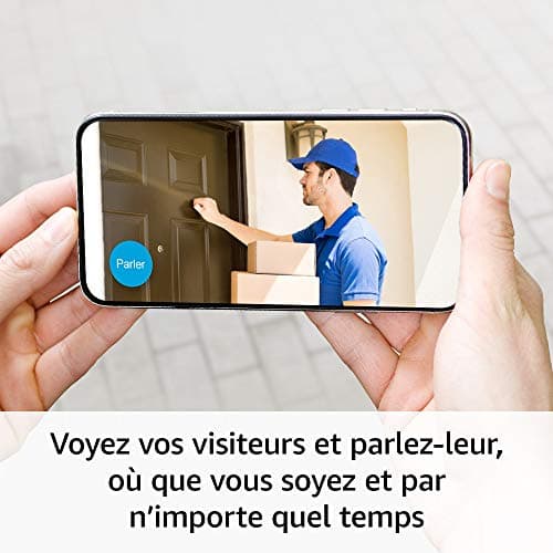 Blink Outdoor, Caméra de surveillance extérieure HD sans fil, résistante aux intempéries, avec deux ans d'autonomie et détection des mouvements, fonctionne avec Alexa | Kit 1 caméra