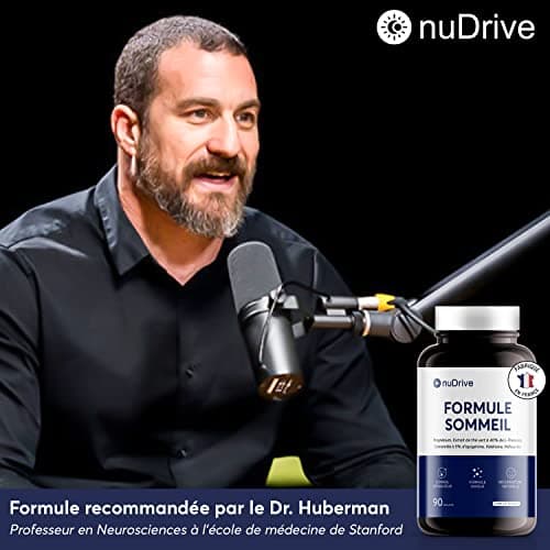 FORMULE SOMMEIL | Complément Alimentaire Sommeil Sans Mélatonine - Magnésium bisglycinate, L-théanine, Apigénine, Valériane, Mélisse, Bio - Endormissement Naturel et Rapide - 100% Français