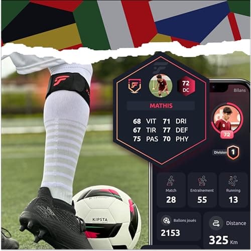 Footbar Meteor - Tracker d'Activité pour Le Football. Application de Suivi et évaluation de la Performance au Foot et du Style de Jeu pour iOS Android
