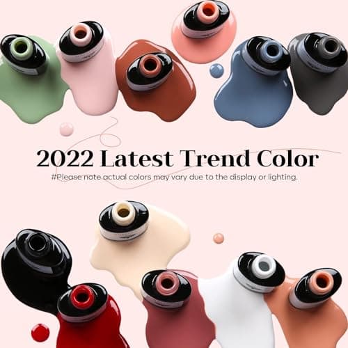 modelones Kit Ongle Gel Uv Complet, Kit Vernis Semi Permanent -Lampe Uv Ongles Gel 48W-12 Couleurs Rose Blanc Rouge Vernis à Ongles -Base Top Coat-Strass Décor Kit Manucure Salon DIY Home Nageldesign