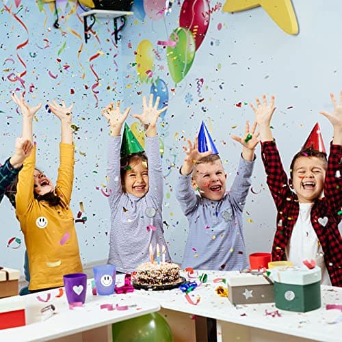Lot de 500 autocollants en forme d'étoiles argentées - 3,8 cm - Imperméables et amovibles - Pour enfants, enseignants, entreprises