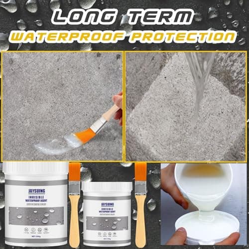 Agent Anti-Fuite Étanche 300g, Liquide Étanchéité Transparent, Waterproof Anti-Leakage Agent, Réparation des Murs, Pour Salle de Bain, Toilettes, Carrelage, Murs, Toit(C)