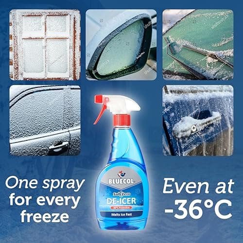 Bluecol Sub Zero - Dégivreur, Fait Fondre la Glace Rapidement, 500 ML (Lot de 1)