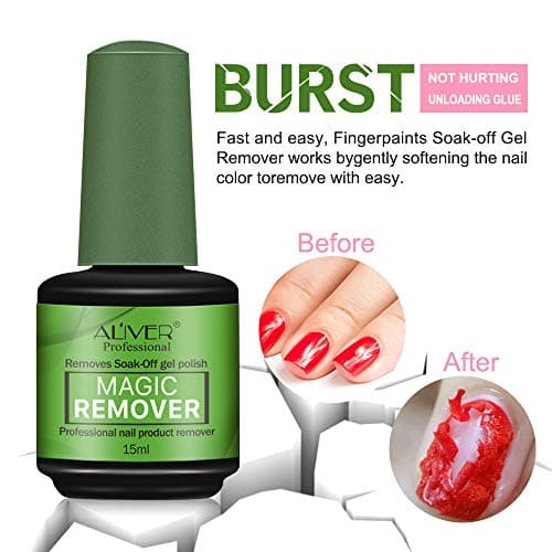 Dissolvant Vernis Semi Permanent 3 Pièces, Gel Nail Polish Remover, Enlève Rapidement et Facilement le Vernis en Gel Avec Lime à Ongles et Grattoirs