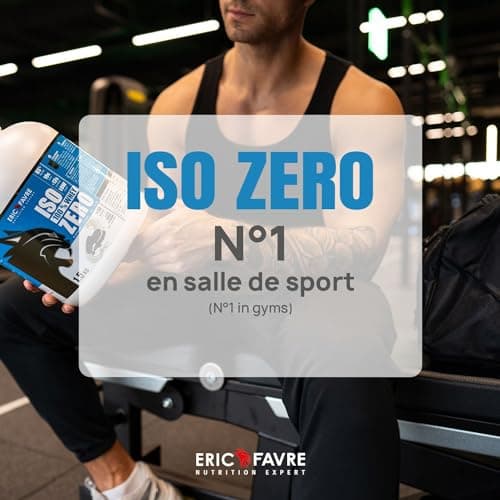 ISO WHEY ZERO 100% Pure Whey Protéine Isolate Savoureuse, Prise de Masse Musculaire - Assimilable Rapidement - Laboratoire Eric Favre - 500g Cookies & Cream