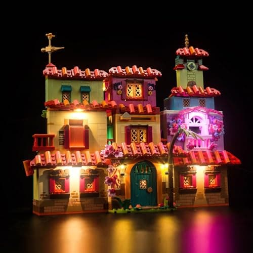 Kit d'Éclairage LED pour Disney Encanto La Maison Magique des Madrigals (Pas de Lego), Éclairage Décoratif pour The Magical Madrigal House - Jouet Créatif, Version Standard