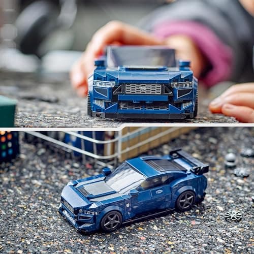 LEGO Speed Champions La Voiture de Sport Ford Mustang Dark Horse Véhicule Jouet, Set de Construction pour Enfants, Idée Cadeau pour Les Garçons et Les Filles Dès 9 Ans, Décoration pour Chambre 76920