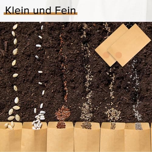 Hengxinchen 200 Pièces Petit Sac Cadeau,Pochette Cadeau avec Autocollants,Mini Sacs en Papier Kraft,pour Cadeaux, Anniversaires, Mariages,Noel Fêtes,Halloween(Marron,6 * 10cm)