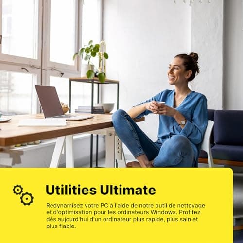 Pack Norton 360 Premium + Norton Utilities Ultimate |10 appareils |75 Go| VPN |contrôle parental| 12 Mois | PC| Dark monitoring| Code d'activation PC - envoi par email