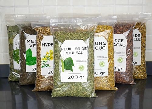 Verveine Feuille 600gr - Verveine Séché - Thé Verveine - Verveine en Vrac (600 gr)