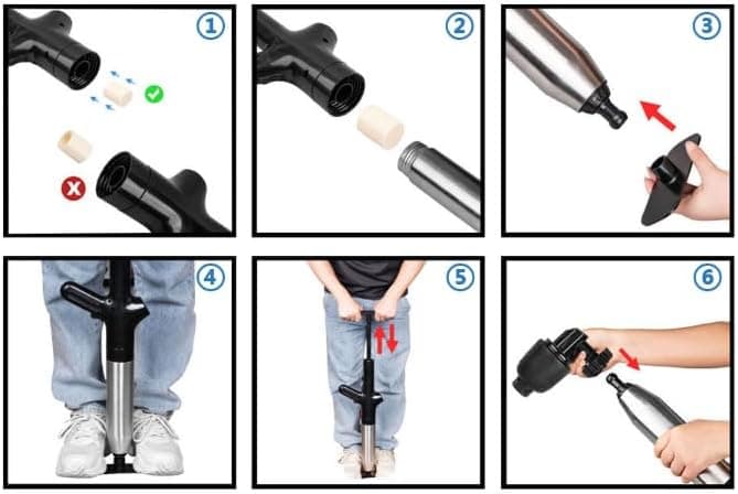 DRAINx Pro Kit Débouchage Canalisation 7 en 1 avec Furet Métallique, Gants et Masques