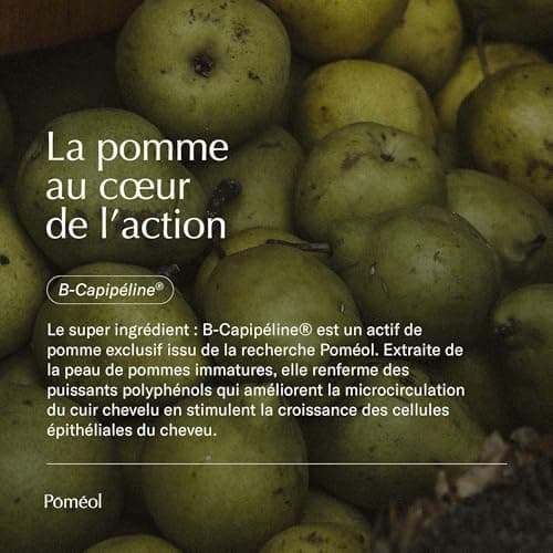 POMÉOL ǀ Sérum Anti Chute et Fortification des Cheveux ǀ Spray Anti Chute, Croissance, Pousse, Volume, Anti casse, Brillance, Thermo protection ǀ Kératine végétale, Niacinamide, Silicium ǀ 100 ml