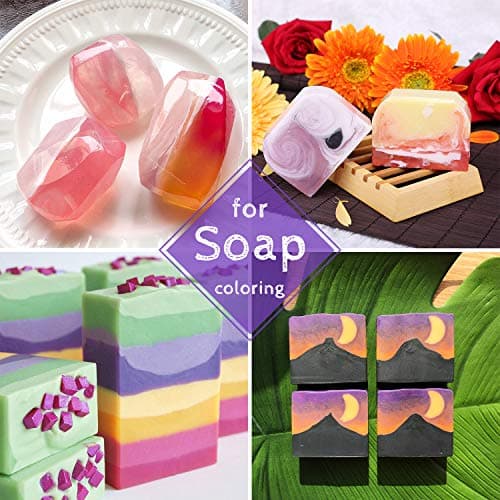 Colorant résine époxy - 60g Poudre Mica Naturel métallique pour Epoxy Resin, Savon - Pigment résine époxy Qualité Cosmétique pour Maquillage, Peinture, Poudre pour Ongles, Bombe de Bain (Noir)