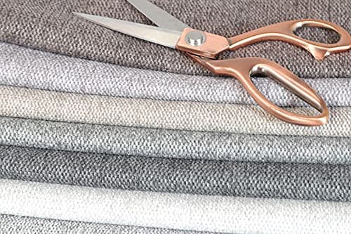 HEKO PANELS Tissus au Metre Ameublement Tissus au Metre pour Couture Montana - 100% Polyester Résistant à la Déchirure et aux Rayons UV - Tissus Ameublement - Brun - Échantillon 5x5 cm