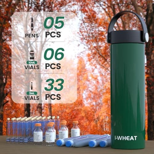 1-WHEAT Pochette Isotherme Insuline 3-5 Stylos 60 Heures,Trousse Isotherme Medicament, Kit Diabète avec 2 Sachets de Glace, Glaciere Medicale Voyage, Approuvé par la TSA (Vert)