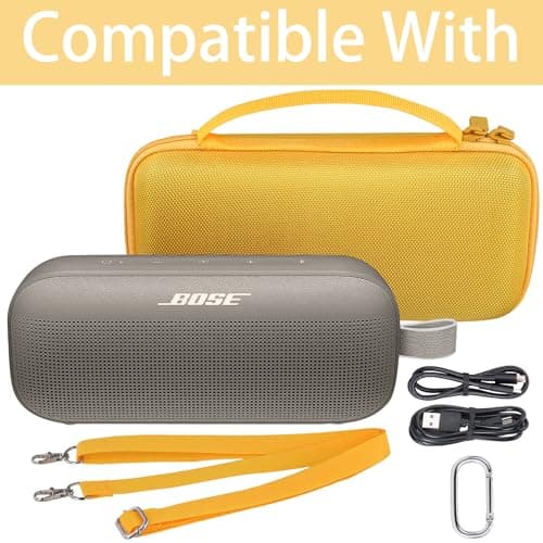 co2CREA Dur Étui de Voyage Rigide Housse Cas pour Bose SoundLink Flex (2nd Gen)/Flex Bluetooth Speaker(boîte Seule,Case Only)