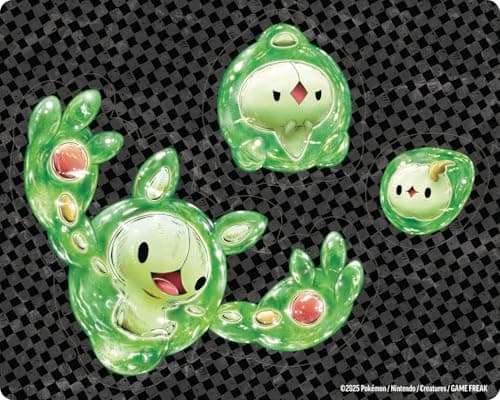 Pokémon JCC : Collection Autocollant réajustable Écarlate et Violet – Foudre Noire – Symbios (1 Carte Promo Brillante et 3 boosters)