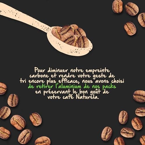 NATURELA - Café Grains Bio - Classique Arabica - 100% Arabica - Gamme Signature - Torréfaction Lente - Fabriqué en France - 1 kg