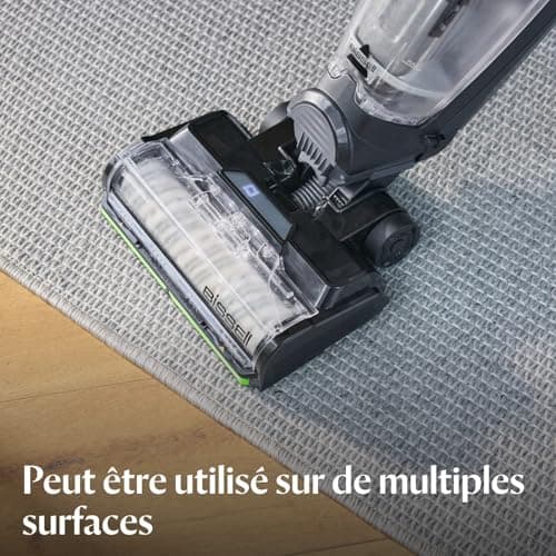 BISSELL Formule Multi-Surfaces | Pour vos Sols durs, Planchers, Carrelages, Sols stratifiés, Tapis & Noquettes | Élimine Taches et Odeurs | 1L | Compatible avec la gamme CrossWave | 1789L