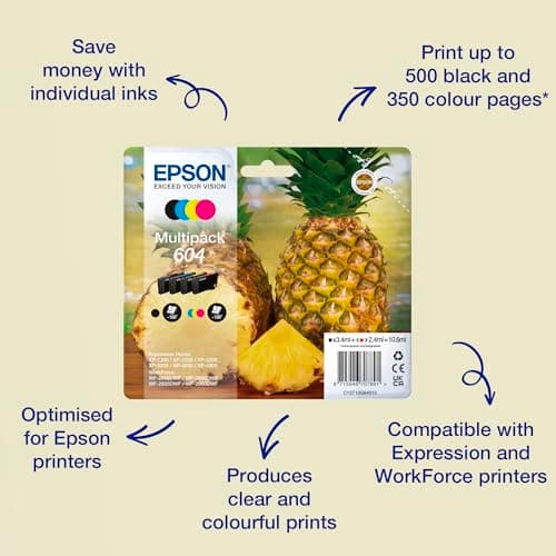 Epson Ink/604 Pineapple C13T10G64010 Multipack