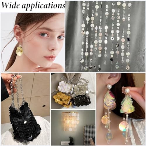 GORGECRAFT 500PCS Paillettes Plates et Rondes de 25mm Paillettes Amples avec Trou Couture Artisanat pour la Fabrication de Bijoux Mariage Vêtements de Mariée Broderie Artisanat Embellissement Citron