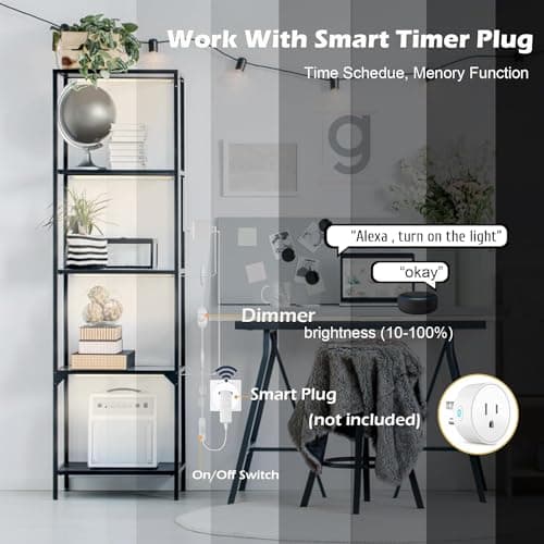 Cefrank LED Vitrine Kit d'éclairage en Forme de V – Lot de 4 lampes sous-unité à intensité variable,Barres Lumineuses de 30 cm,Total de 1200lm,Tous les Accessoires Inclus, 12W (Blanc, 6000k)