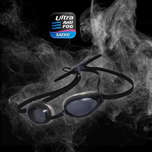 SPORTS WORLD VISION Lunettes De Natation Optiques Verres Mixtes Noir Adulte Gauche/Droite