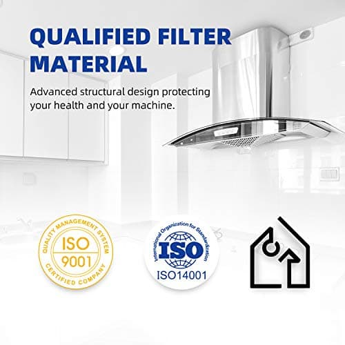 Filtre d'extraction de charbon actif KF6 Hotte de remplacement pour Siemens LZ53251, Bosch dhz5325, Neff Z5101X1, VVZ52V40 2 pièces par GOLDEN ICEPURE (facture disponible)