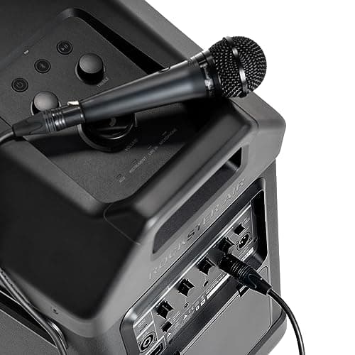 Teufel Rockster Air 2 - Enceinte Bluetooth Portable pour évènements - Jusqu'à 58 Heures de Batterie - Batterie Interchangeable - Fonction Banque d'alimentation