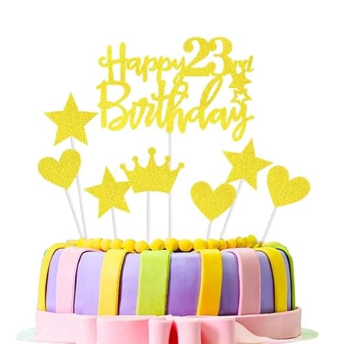 ballons 23 ans anniversaire blanc Or ballon anniversaire 23 ans Femme Homme deco 23 ans Homme Femme anniversaire Decoration Gateau anniversaire 23 ans anniversaire Homme Or 23 birthday Décoration