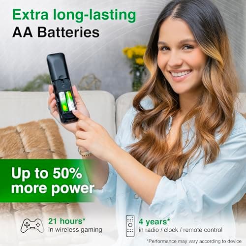 Piles AA - Lot de 40 Piles | GP Extra | Batteries Alcalines AA LR6 1,5v - Longue durée