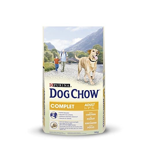DOG CHOW Chien Complet Croquettes avec du Poulet pour Chien Adulte 14 kg