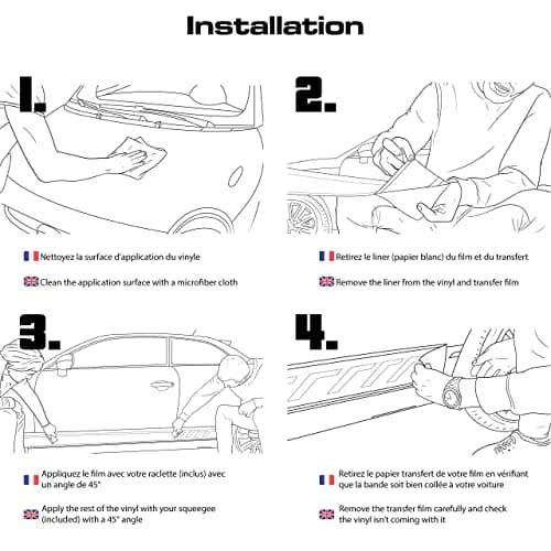 Wraplab Lettrage Nom Bateau Stickers Autocollant Personnalisable Homologué | pour Bateau, Jet Ski, Voilier, Catamaran, Rigide | Resistant Eau de mer et Soleil