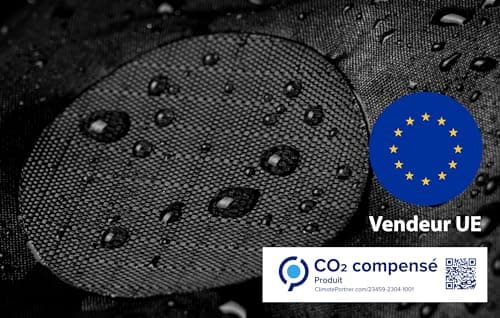 aZengear Patchs de réparation de doudoune | Prédécoupés, autocollants, imperméables, résistants aux déchirures en nylon pour fixer des trous dans les vêtements (11 pièces, noire)