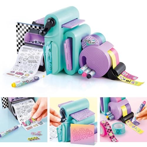 Canal Toys - Studio de Scrapbooking 3 en 1 - Carnet à Personnaliser - Kit Atelier Loisir Créatif Enfant - 150+ Accessoires DIY - Cadeau Fille - Dès 6 Ans - OFG 275
