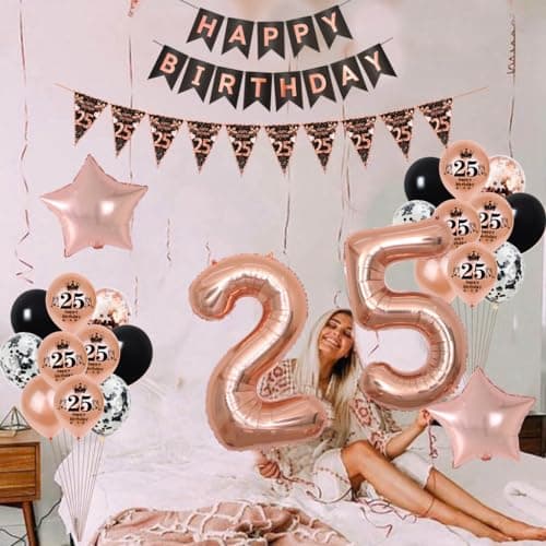 noir or rose ballon 10 ans anniversaire fille décoration gâteau 10 ans anniversaire fille décoration anniversaire 10 ans fille rosegold ballon décoration 10 ans anniversaire fille ballon