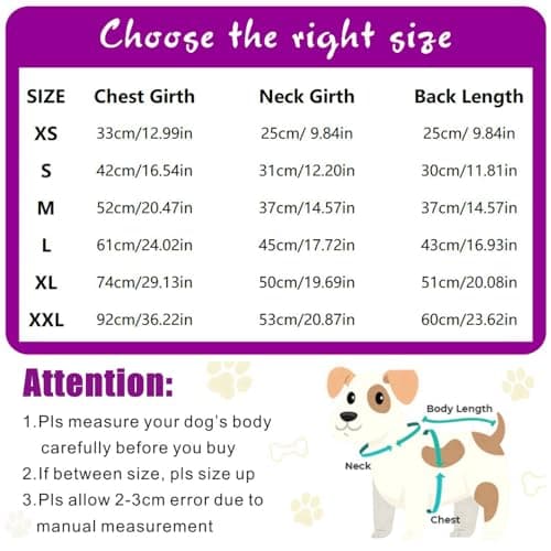 Oslueidy Manteaux d'hiver pour Chiens, Vestes Chauds pour Chiens, Gilet Chiot, Vêtements Coupe-Vent réfléchissants zippés pour Chiens de Petite, Moyenne et Grande Taille (Violet, S)