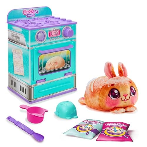 Cookeez Makery LA Fabrique À PÂTISSERIE. Place la pâte dans la Fabrique à pâtisserie : Une Peluche Chaude, parfumée et Interactive apparaît !