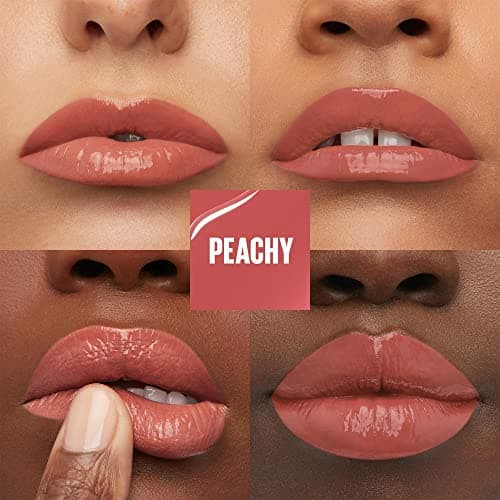 Maybelline New York - Coffret 4 Rouges à Lèvres Liquides - Effet Vinyl Brillant - Longue Tenue - SuperStay Vinyl Ink - Teintes : Red Hot (25), Coy (20), Peachy (15), Wicked (50)