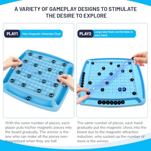Darryy Echec Mmagnetique, Jeu Echec Magnetique Contient 30 Pièces, Échiquier Magnétique, Magnetic Jeu, Jeux Parents-Enfants, Jeux familiaux, Jeux de Société