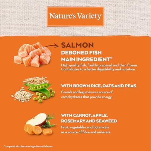 Nature's Variety Original - Croquettes pour Chats Adultes Stérilisés au Saumon sans arêtes - 3kg