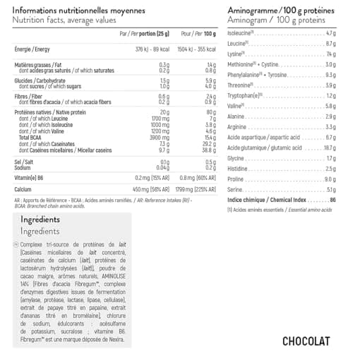 STC NUTRITION - Micellar Casein - Préparation en poudre pour boisson riche en protéines, BCAA, glutamine - Séchage & Définition musculaires - 100% Digeste - 30 Shakers - 750g