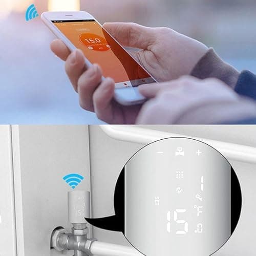 Tête Thermostatique Connectée ZigBee Universelle (Lot de 4) - SILAMP