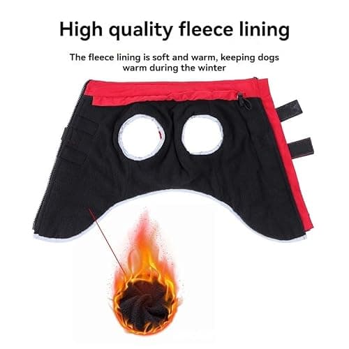 Veste d'hiver chaude personnalisée pour chien, réfléchissante, imperméable, coupe-vent, en polaire personnalisée pour animal de compagnie, par temps froid, avec nom et numéro de téléphone
