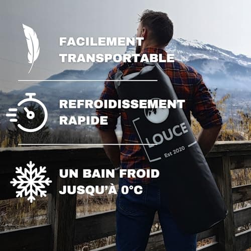Bain Froid Portable pour Récupération | K2 | Intérieur - Extérieur | Tonneau Gonflable | Ice Bath Tub for Recovery | 320 litres | Louce