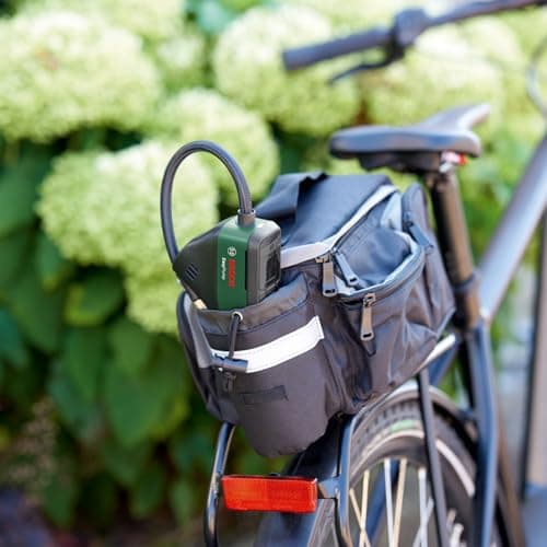 Bosch Home and Garden Pompe pneumatique sans-Fil Bosch – EasyPump (livré avec 1 Sac Textile, 1 Adaptateur de débit, 1 Aiguille à Ballon, 1 câble USB)