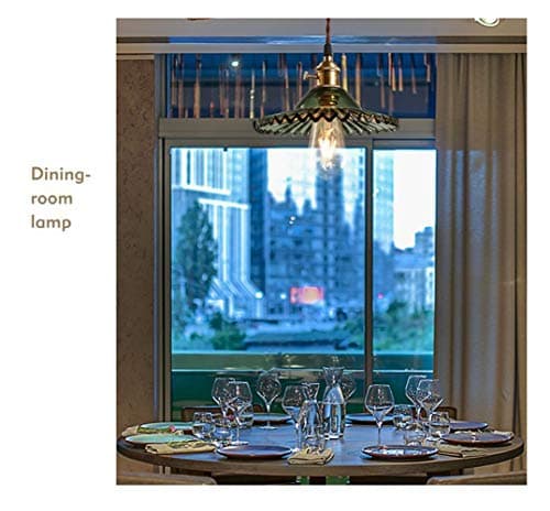 Chrasy Industrielle Moderne Verre Suspensions Luminaire Vintage Plafonnier Luminaire Verre Retro Suspensions Luminaires Industrielle Eclairage de Plafond Suspensions Plafonniers Luminaire (Vert)