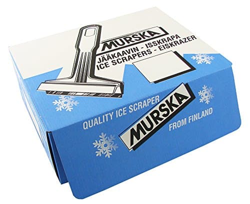 Grattoir pare Brise Voiture - rapide, sans effort et efficace - Murska [ Lot de 2 ] Raclette pare Brise Voiture - lame en laiton - Premium HIPS - Gratte pare Brise Voiture Finlande L&P A054-2